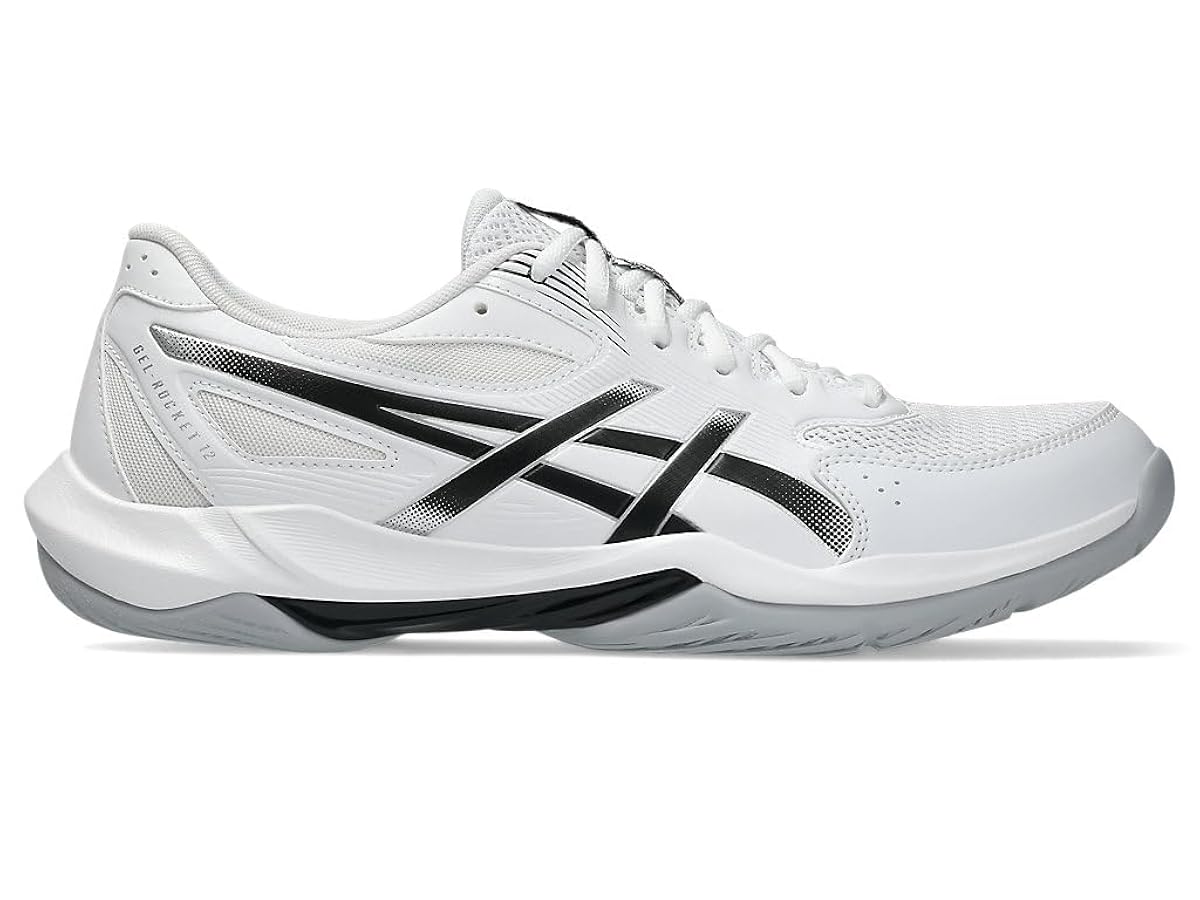 Amazon.com | ASICS Men's Low-Top Sneakers, White Black, 6